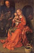 Martin Schongauer Holy Family oil painting artist
